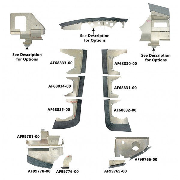 Piper PA-32-301 (81-90) Engine Baffle Set
